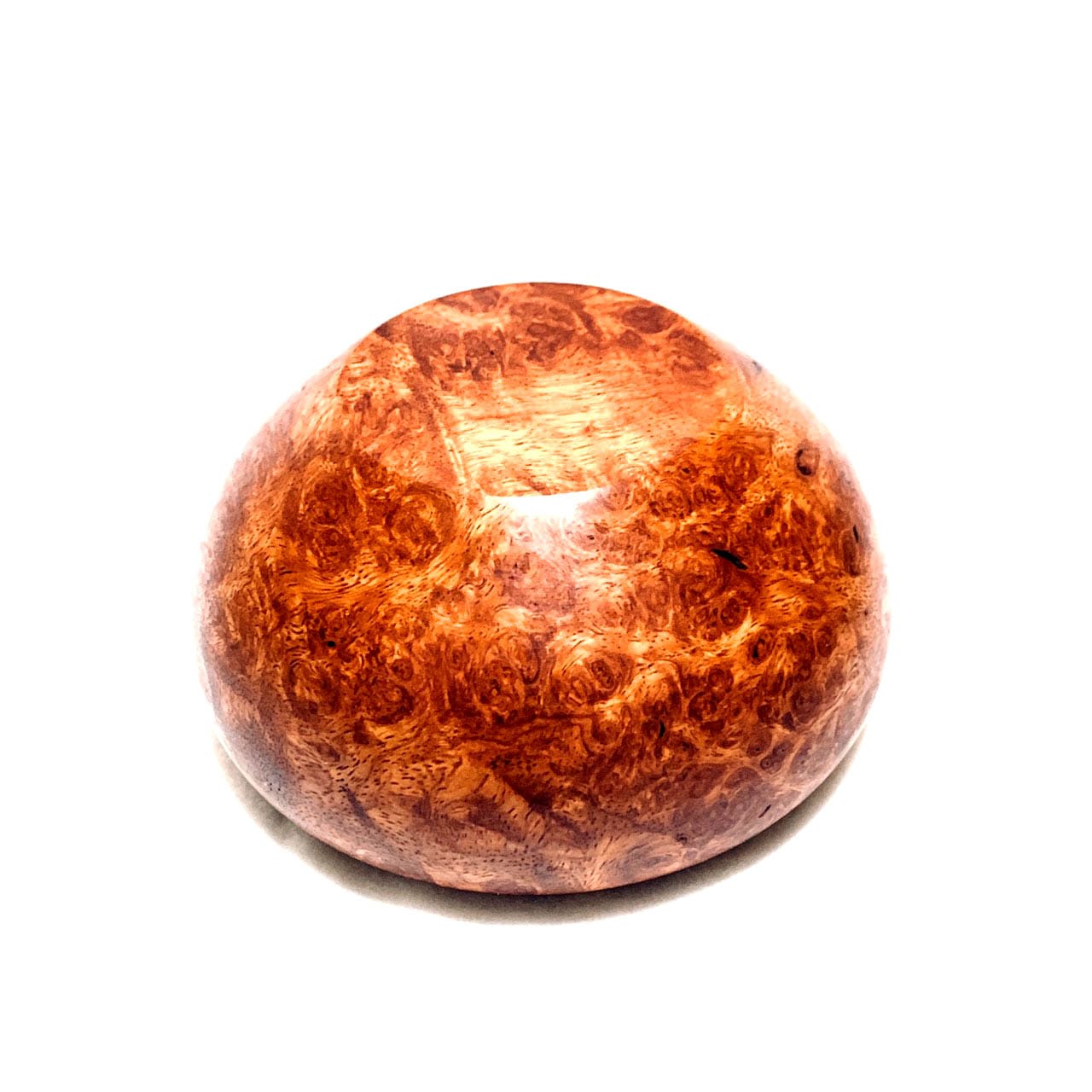 花梨瘤の香炉　4寸（直径120mm）　頭八型　特上