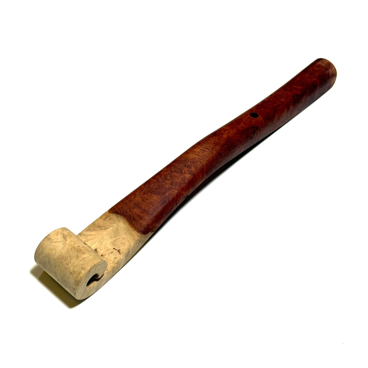花梨瘤紅白杢の笏　8寸（240mm）