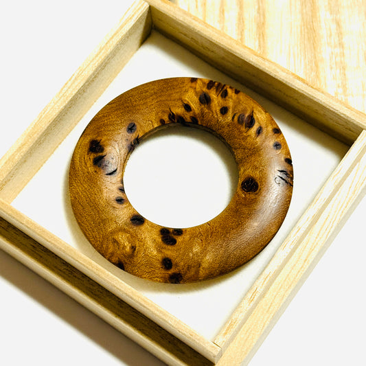 本欅瘤杢の環（絡子環） 1寸8分（54mm ）
