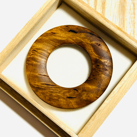鬼胡桃瘤杢の環（絡子環） 1寸8分（54mm ）