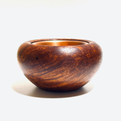 Quince burl incense burner, 4 inches (120mm diameter), eight-headed, top quality.