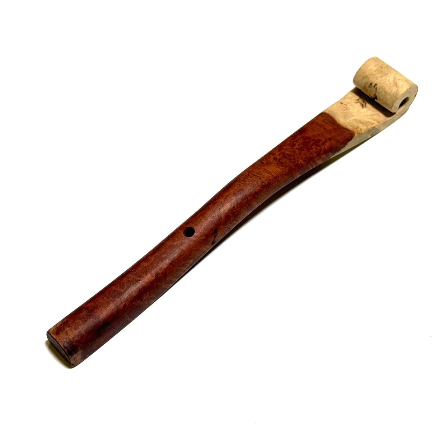 花梨瘤紅白杢の笏　8寸（240mm）