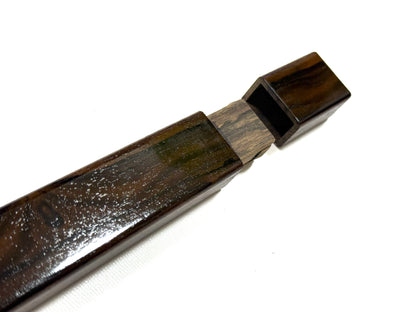 シャム柿の線香筒　長寸用　275mm クリア仕上げ