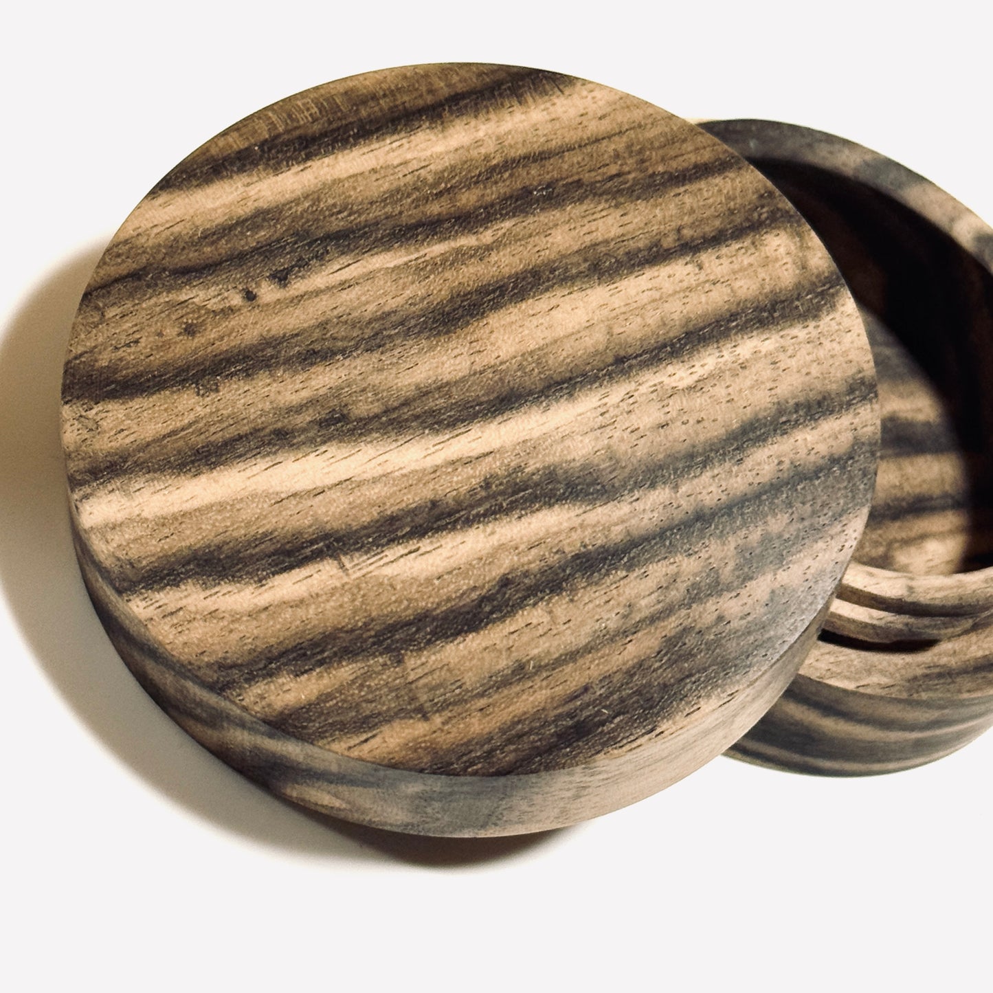 Black Persimmon Incense Box, 70mm, Straight-Sided, One-Touch Type, Premium Quality