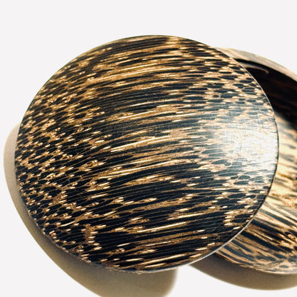 Incense box shaped like a palm tree (betel nut tree), 60mm, bun-shaped, one-touch operation.