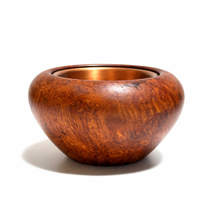 Quince burl incense burner, 4 inches (120mm diameter), eight-headed, top quality.