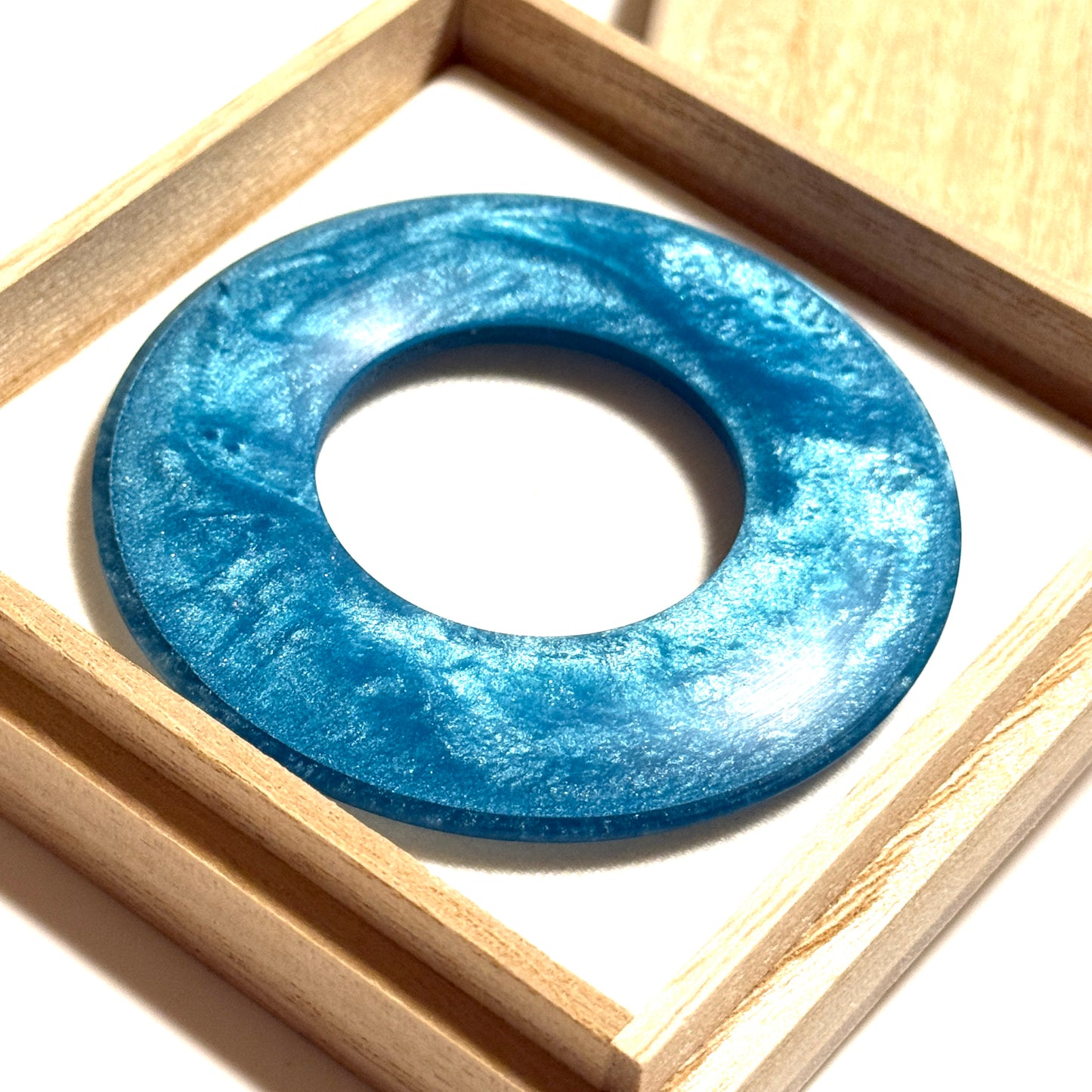 国産高級レジンの環（絡子環）海月　70mm
