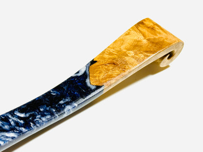 Hybrid Wood Scepter, Galaxy Series, 8 inches (240mm), Premium Grade (using rosewood burl)