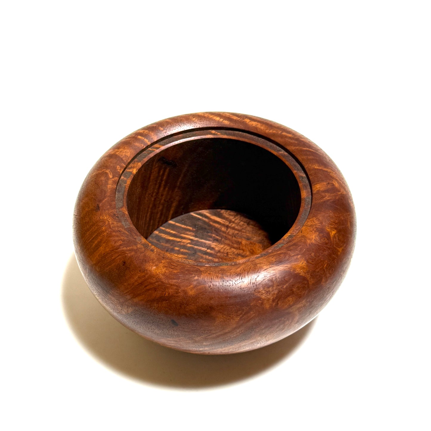 Quince burl incense burner, 4 inches (120mm diameter), eight-headed, top quality.