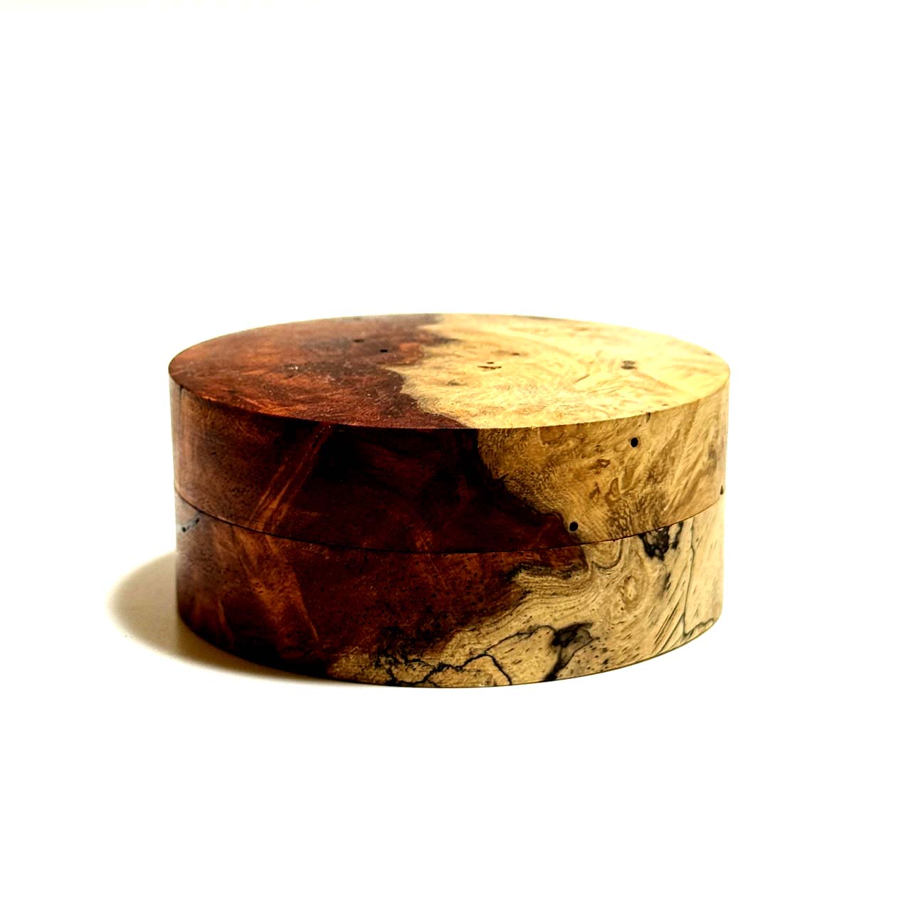 花梨瘤紅白杢　70mm　切立型　1タッチ式　特上