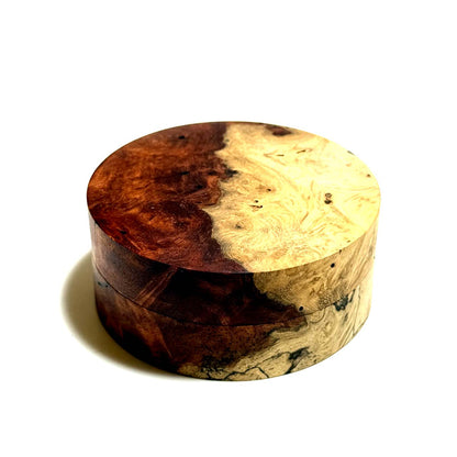 花梨瘤紅白杢　70mm　切立型　1タッチ式　特上