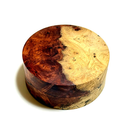 花梨瘤紅白杢　70mm　切立型　1タッチ式　特上